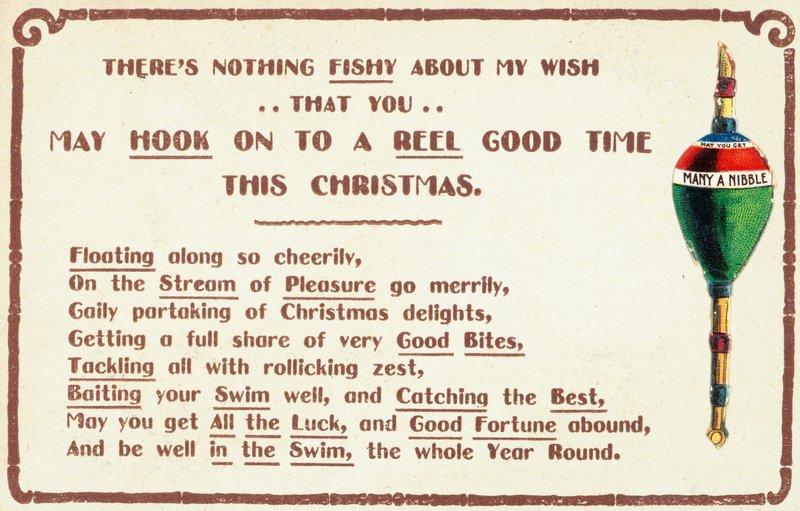Britische Weihnachtskarte von English School