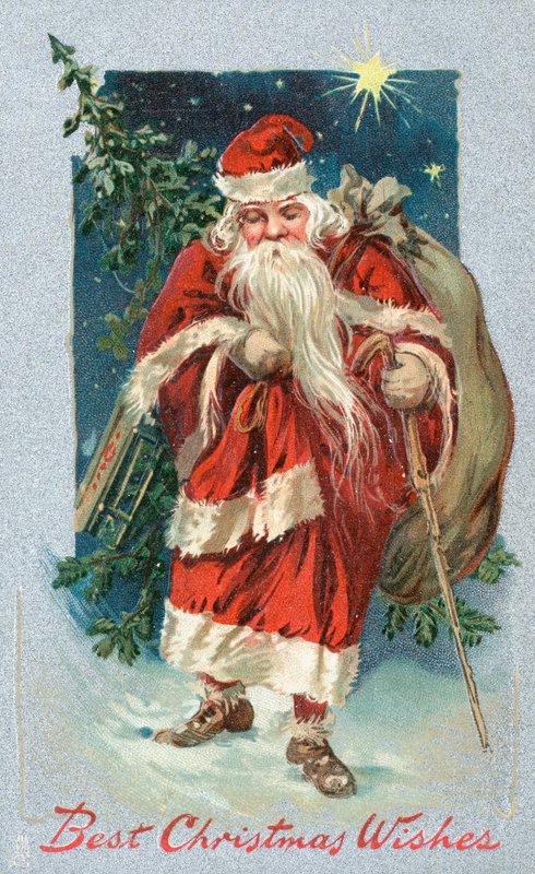 Britische Weihnachtskarte von English School