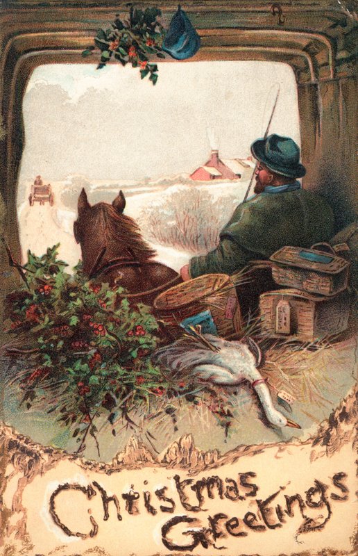 Britische Weihnachtskarten von English School