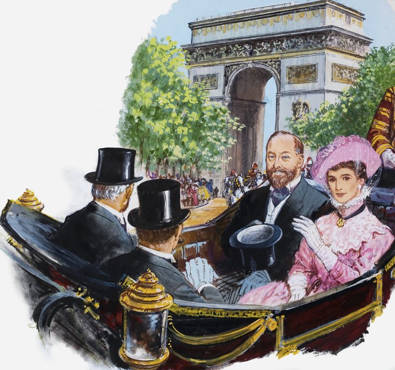 Britische Königsfamilie von English School