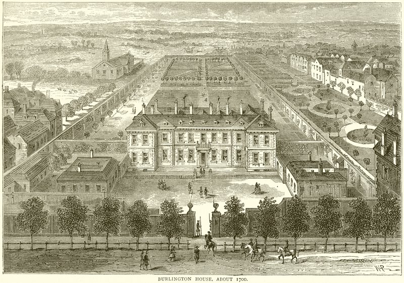 Burlington House, um 1700 von English School