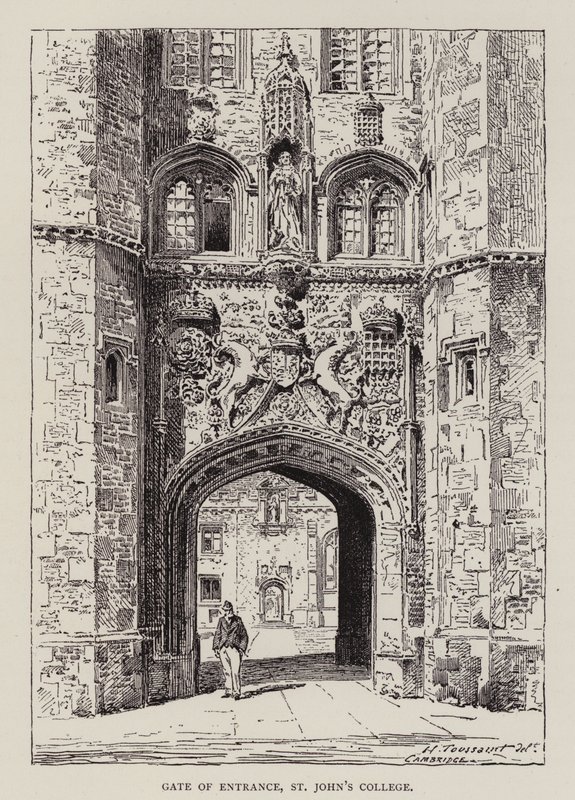 Cambridge: Eingangstor des St. John