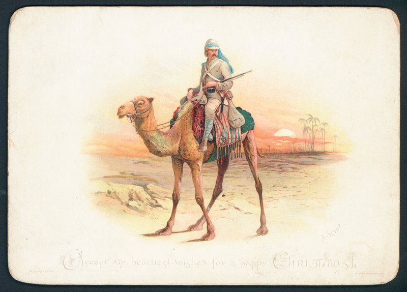 Camel Corps Weihnachtskarte von English School
