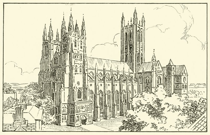 Kathedrale von Canterbury von English School