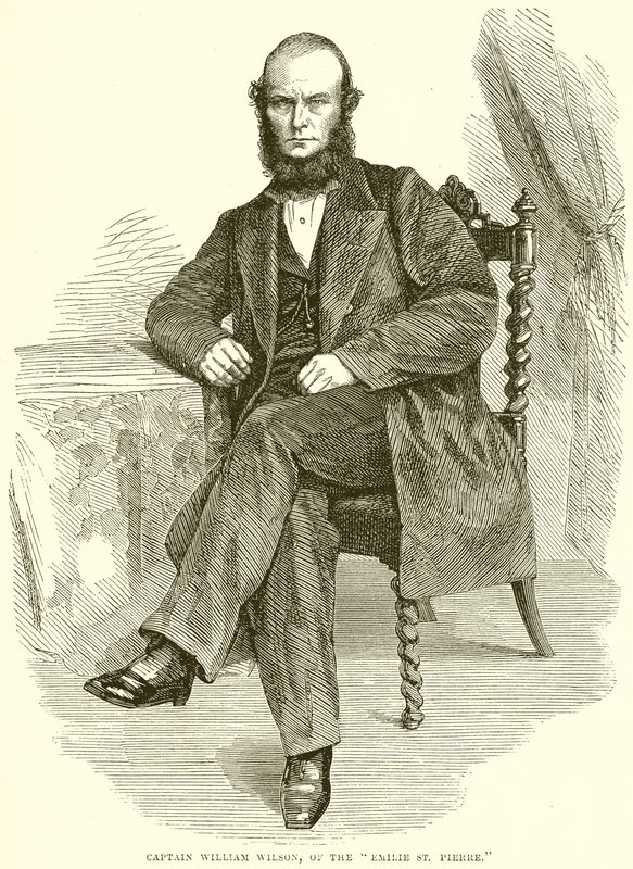 Kapitän William Wilson von der Emilie St. Pierre von English School