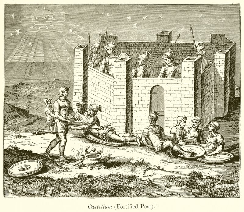 Castellum (Befestigter Posten) von English School