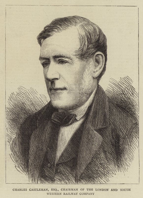 Charles Castleman, Esquire, Vorsitzender der London and South Western Railway Company von English School