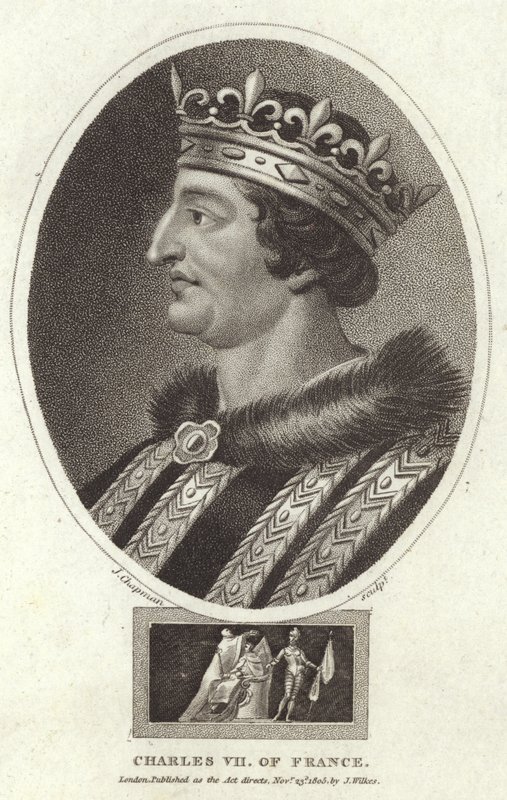 Karl VII. von Frankreich von English School