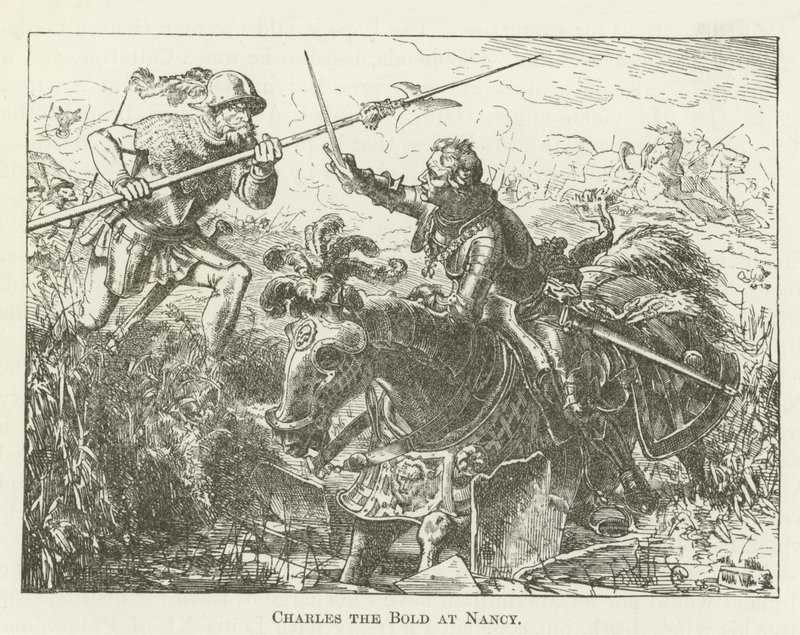 Karl der Kühne in Nancy von English School