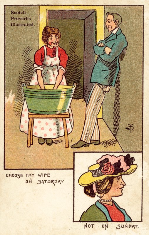 Wähle deine Frau am Samstag, nicht am Sonntag von English School