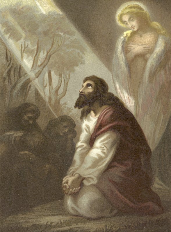 Christus im Garten Gethsemane von English School