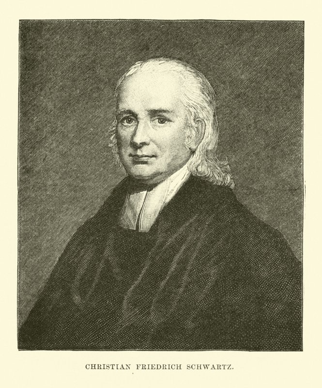 Christian Friedrich Schwartz von English School