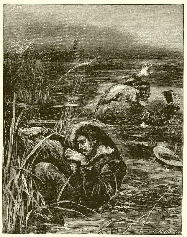 Christ und Biegsam im Sumpf der Verzweiflung von English School