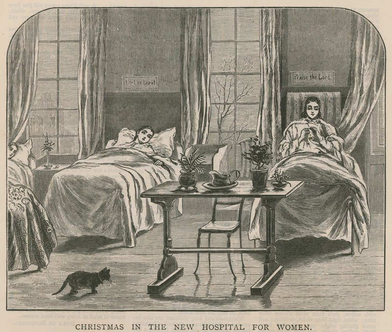 Weihnachten im neuen Hospital für Frauen von English School
