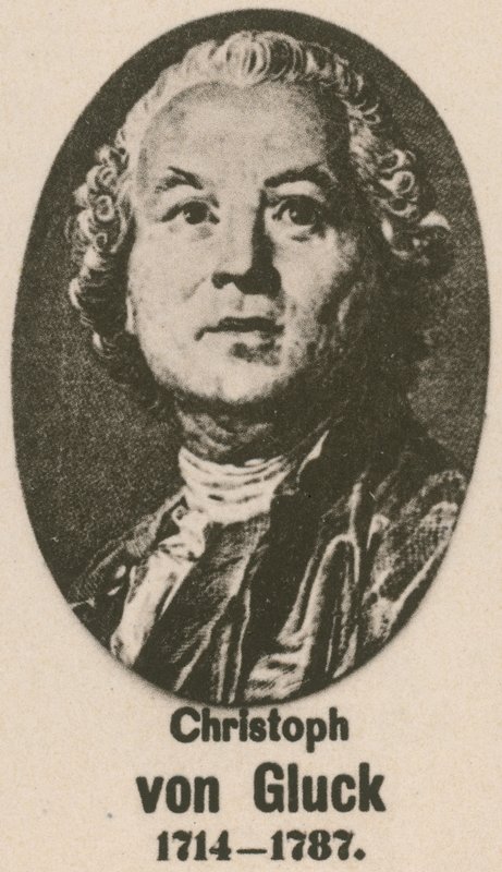 Christoph von Gluck (Gravur) von English School