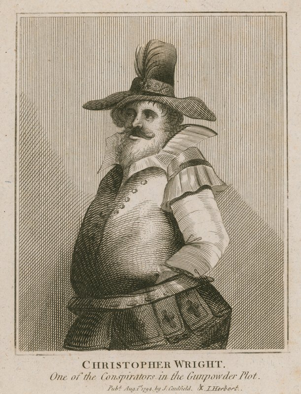 Christopher Wright, einer der Verschwörer der Pulververschwörung von English School