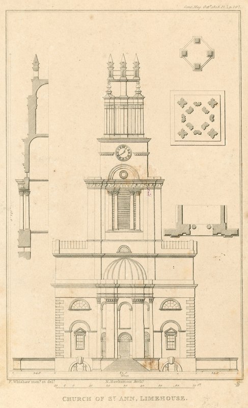 Kirche St. Ann, Limehouse, London von English School