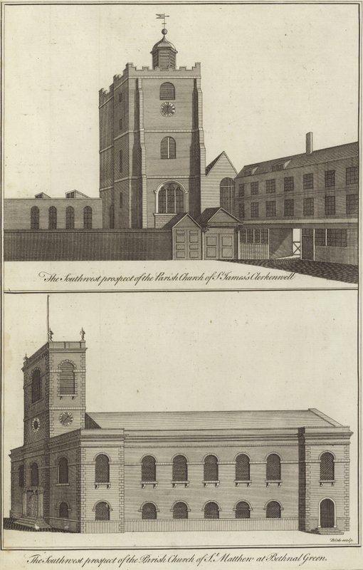 Kirche St James, Clerkenwell und Kirche St Matthew, Bethnal Green von English School