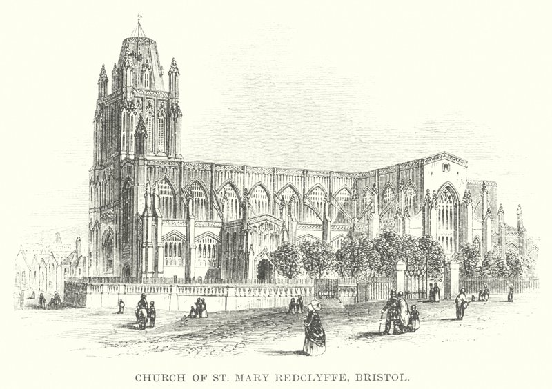 Kirche St. Mary Redcliffe, Bristol von English School