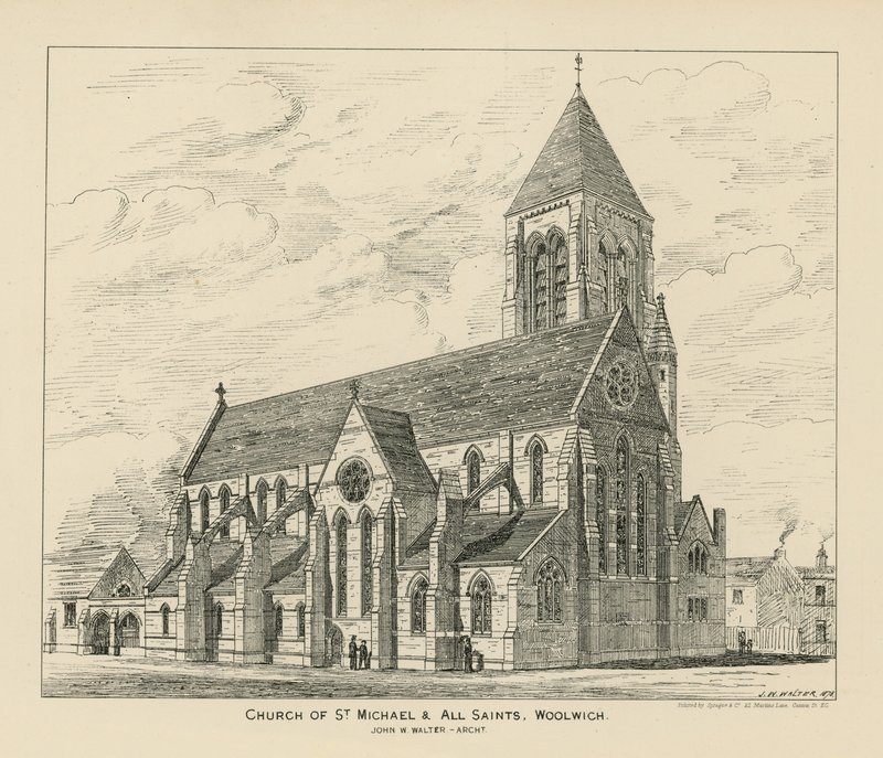 Die Kirche St. Michael und Allerheiligen in Woolwich von English School