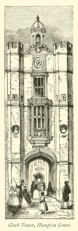 Uhrturm, Hampton Court von English School