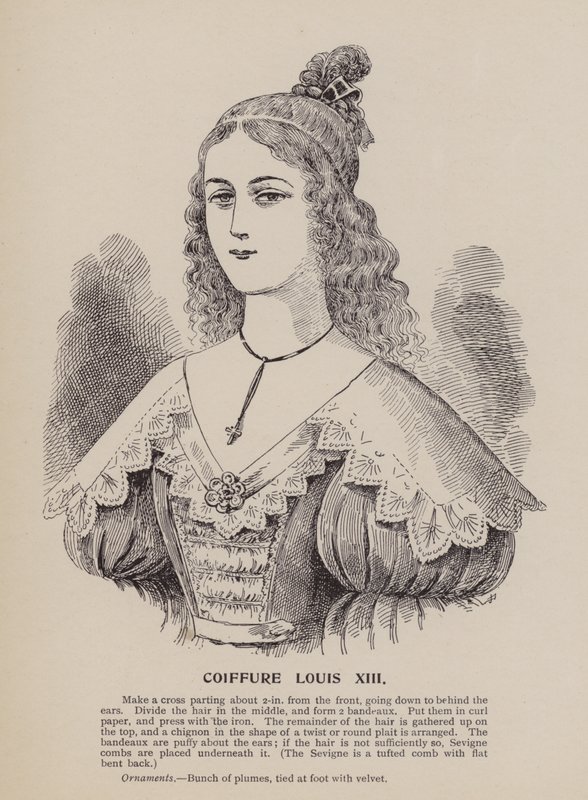 Frisur Louis XIII von English School
