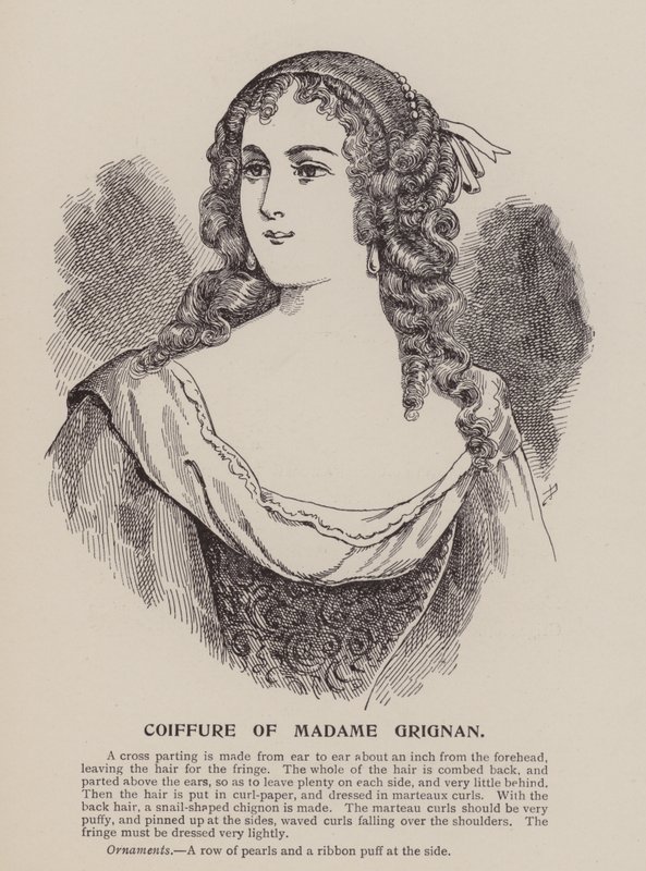 Frisur von Madame Grignan von English School