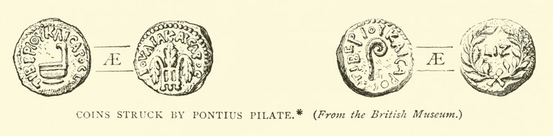 Von Pontius Pilatus geprägte Münzen von English School