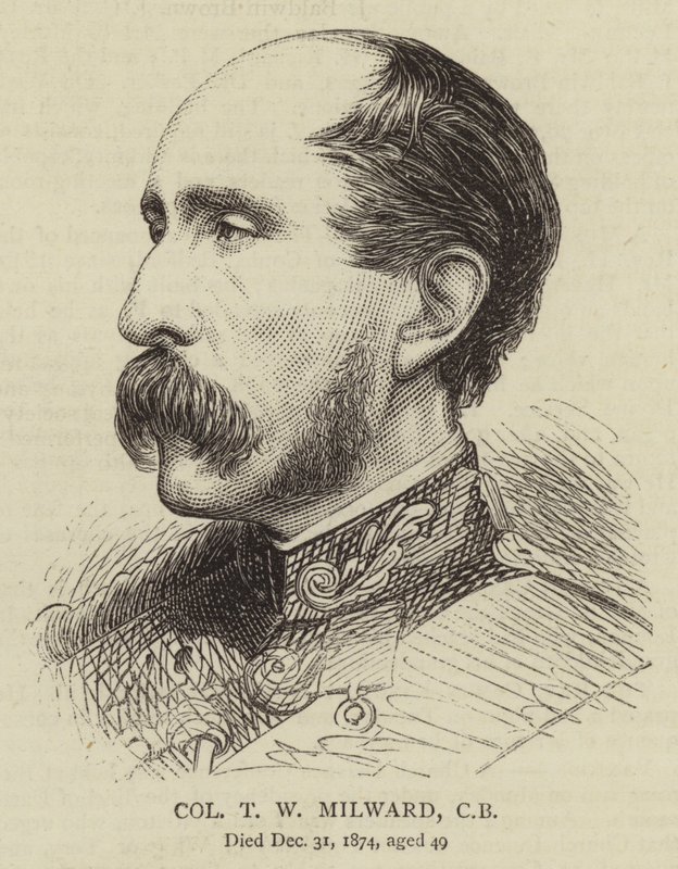 Oberst T W Milward, CB von English School