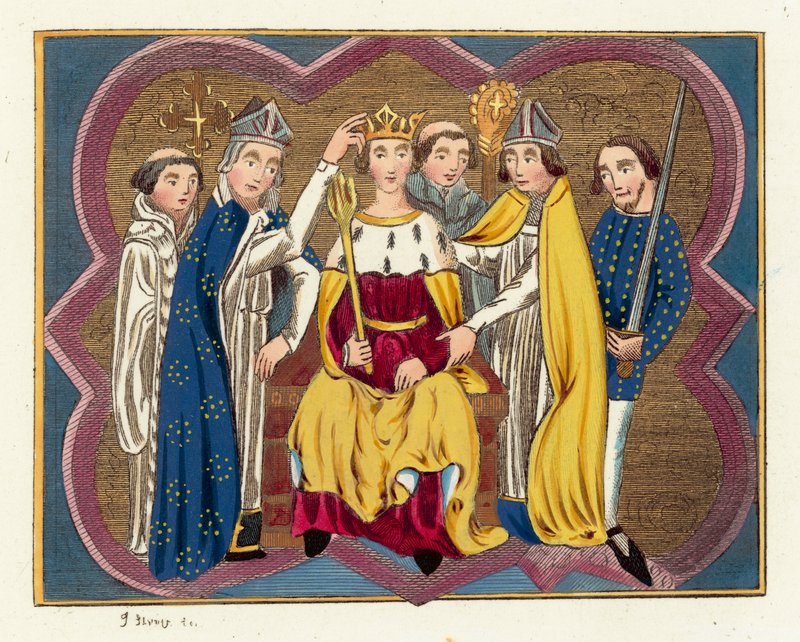Krönung von König Richard II. von English School