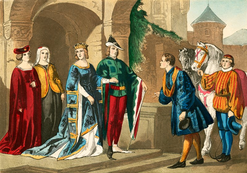 Kostüme 1380 von English School