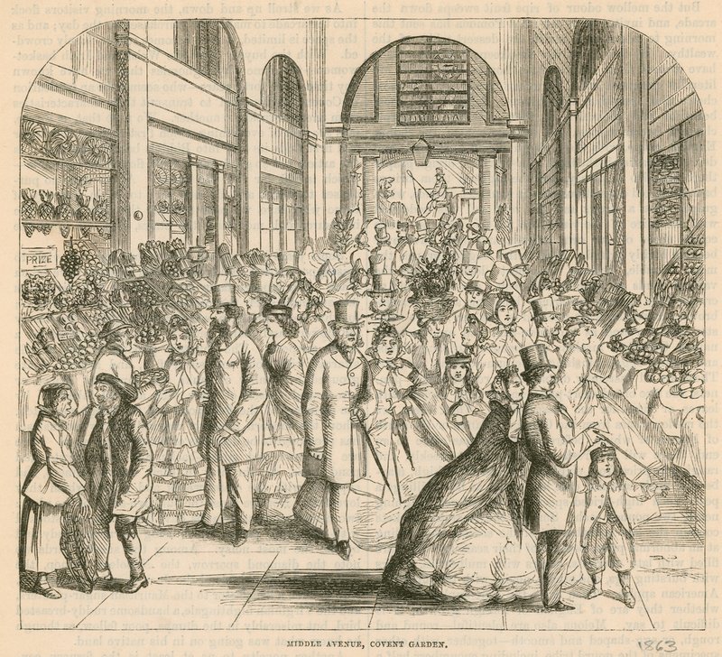 Covent Garden Markt, London: Mittlere Allee von English School