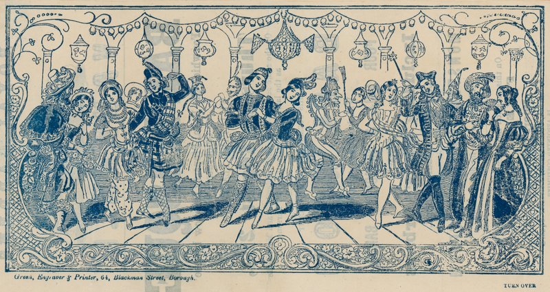 Tanz in den Vauxhall Gardens, London von English School