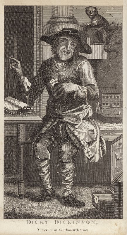 Dicky Dickinson, Gouverneur von Scarborough Spaw von English School