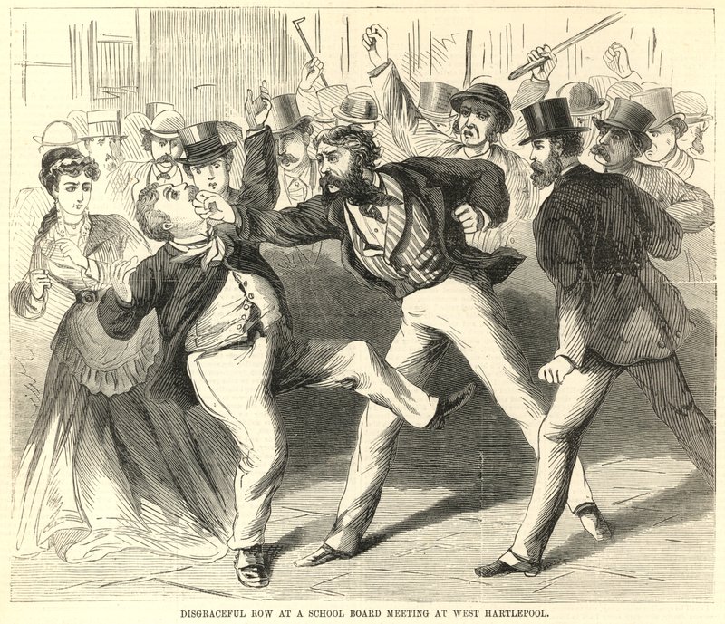 Schändlicher Streit bei einer Schulratssitzung in West Hartlepool von English School