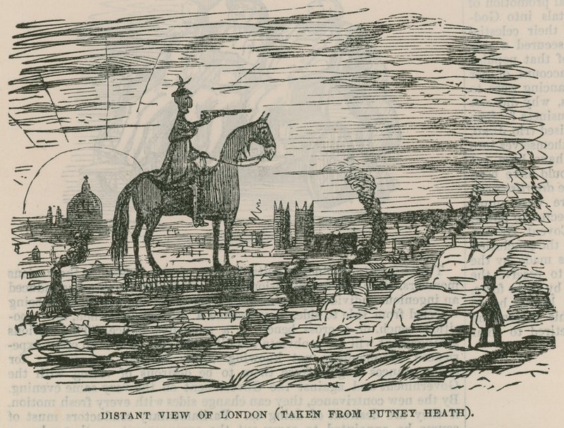 Fernansicht von London (von Putney Heath aus) von English School