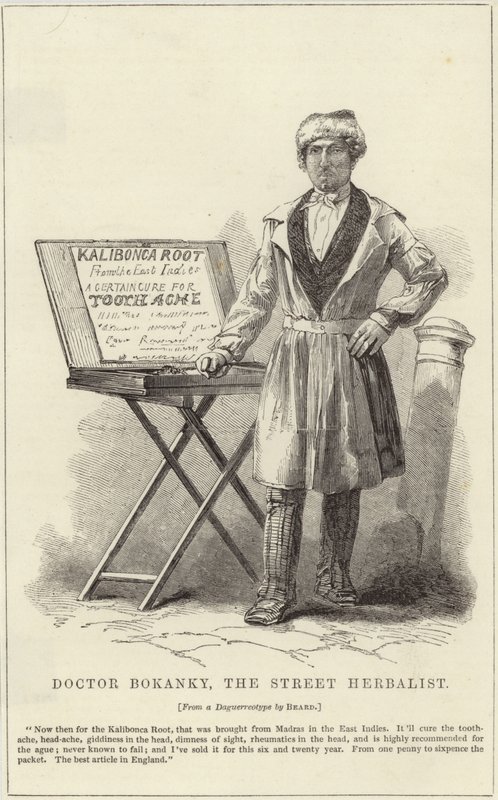 Doktor Bokanky der Straßenkräuterhändler von English School