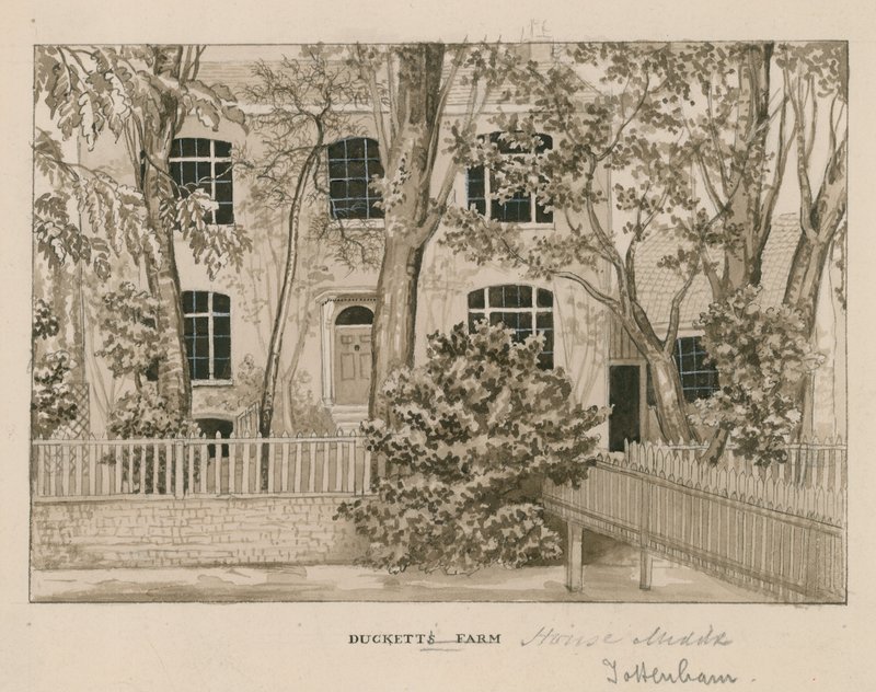 Ducketts Bauernhaus, Tottenham, London von English School
