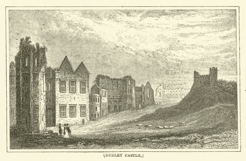 Dudley Castle (Gravur) von English School