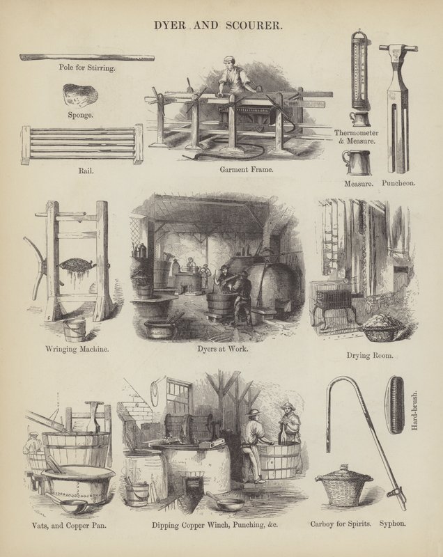 Färber und Reiniger (Gravur) von English School