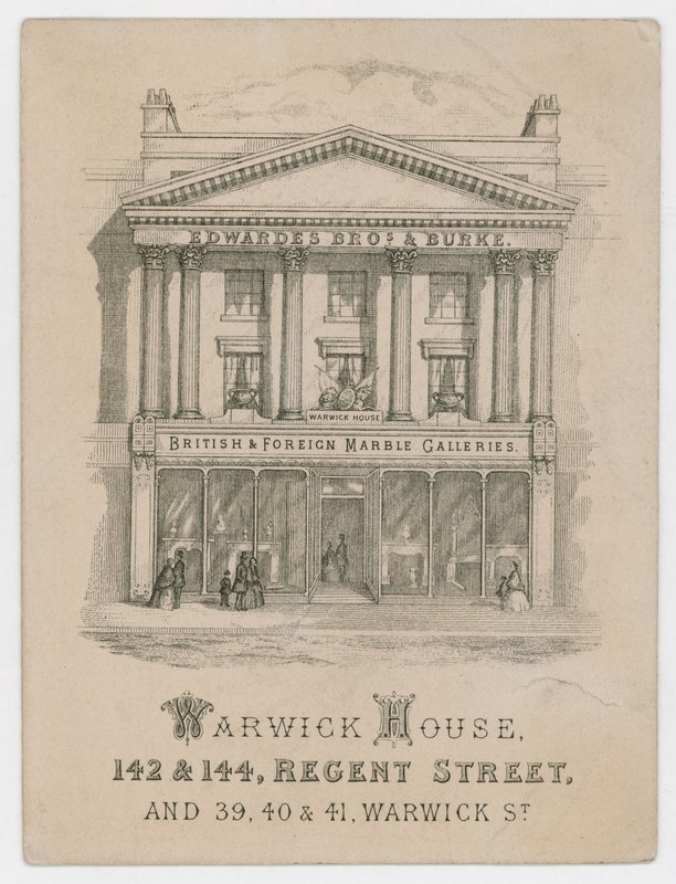 Edwardes Brothers & Burke, Visitenkarte von English School