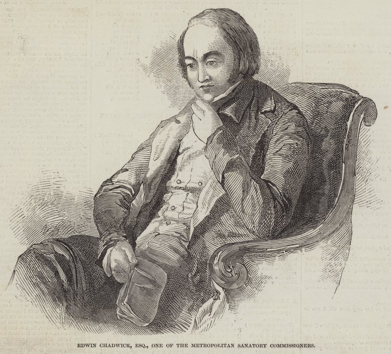 Edwin Chadwick, Esquire, einer der Metropolitan Sanitary Commissioners von English School