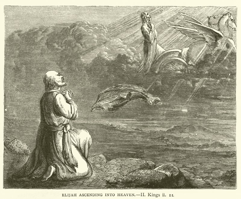 Elia fährt in den Himmel, II, Könige, ii von English School