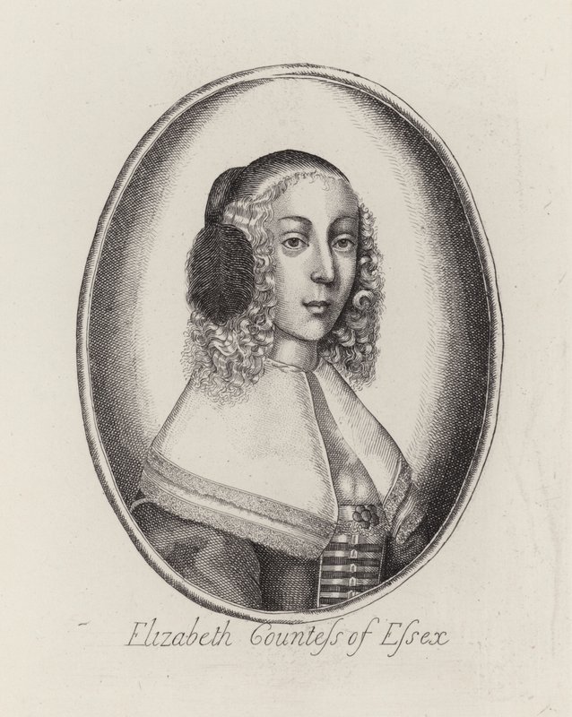 Elizabeth, Gräfin von Essex (Gravur) von English School