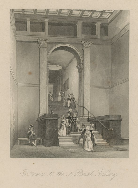 Eingang zur Nationalgalerie von English School
