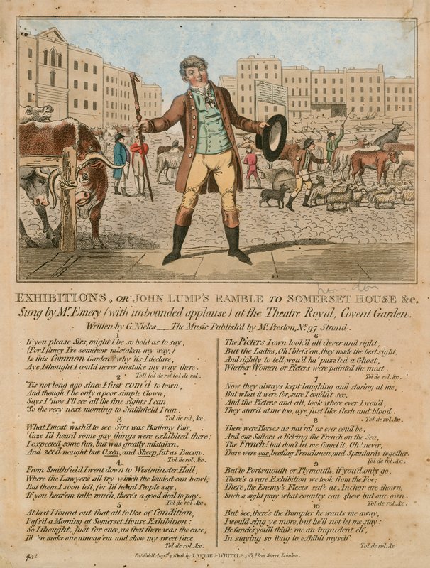 Ausstellungen, oder John Lumps Spaziergang zum Somerset House von English School