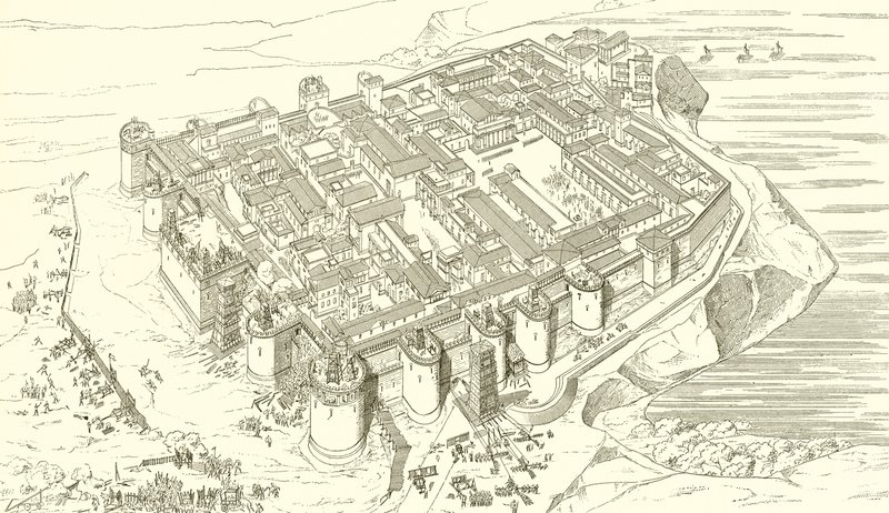 Festung von Troesmis von English School