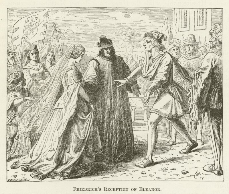 Friedrichs Empfang von Eleonore von English School