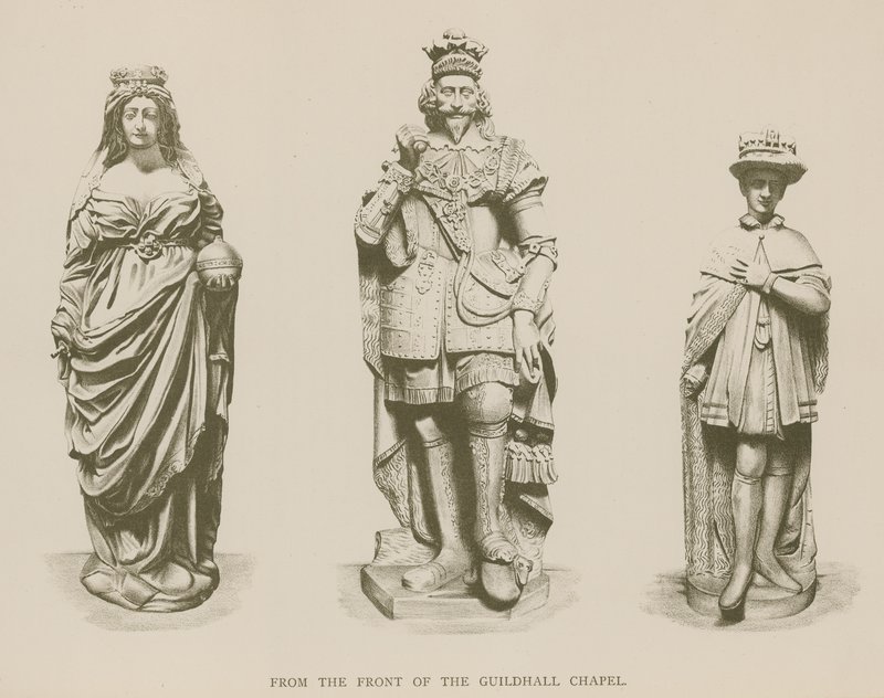 Von der Vorderseite der Guildhall-Kapelle von English School