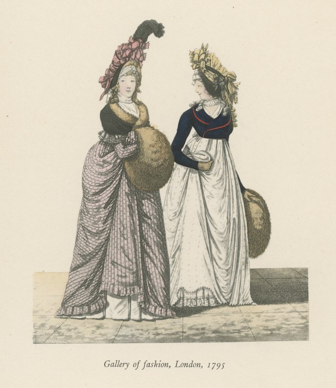 Gallery of Fashion, London, 1795 von English School